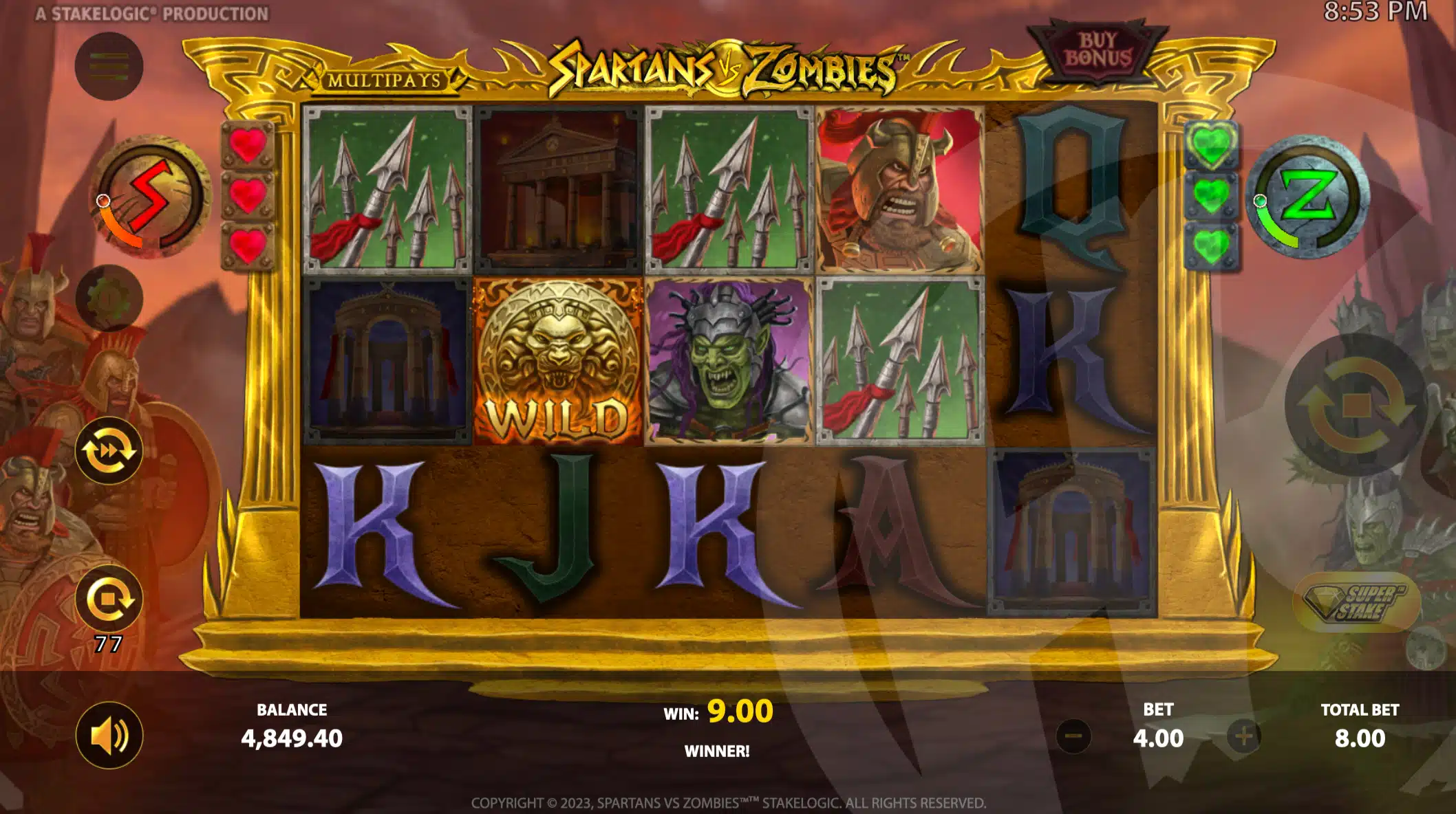 Spartans vs Zombies Slot Review pic 6